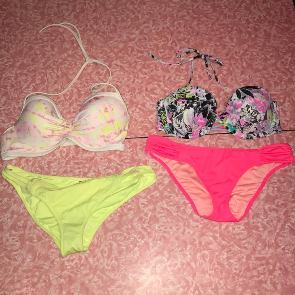 Two VS Victoria’s Secret Bikinis 34C S/M